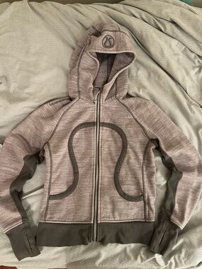 Lululemon pink scuba jacket